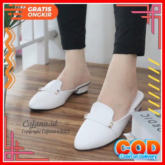 Sahara Sendal Selop Kondangan High Heels Wanita Pesta 5Cm Premium Terbaru Heels Wanita Hels Hak Tahu