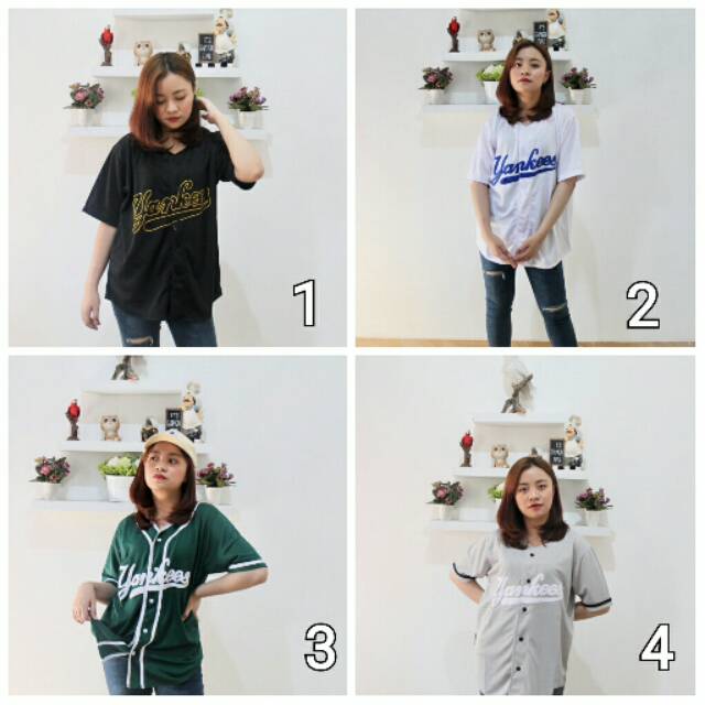 COD BAJU JERSEY BASEBALL PRIA WANITA YANKEES BROOKLYN TERBARU MURAH BAJU DISTRO BANDUNG BTS