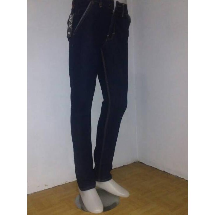 Celana jeans DC pensil/skinny saku bobok(kantong dlm) pria size 27-32