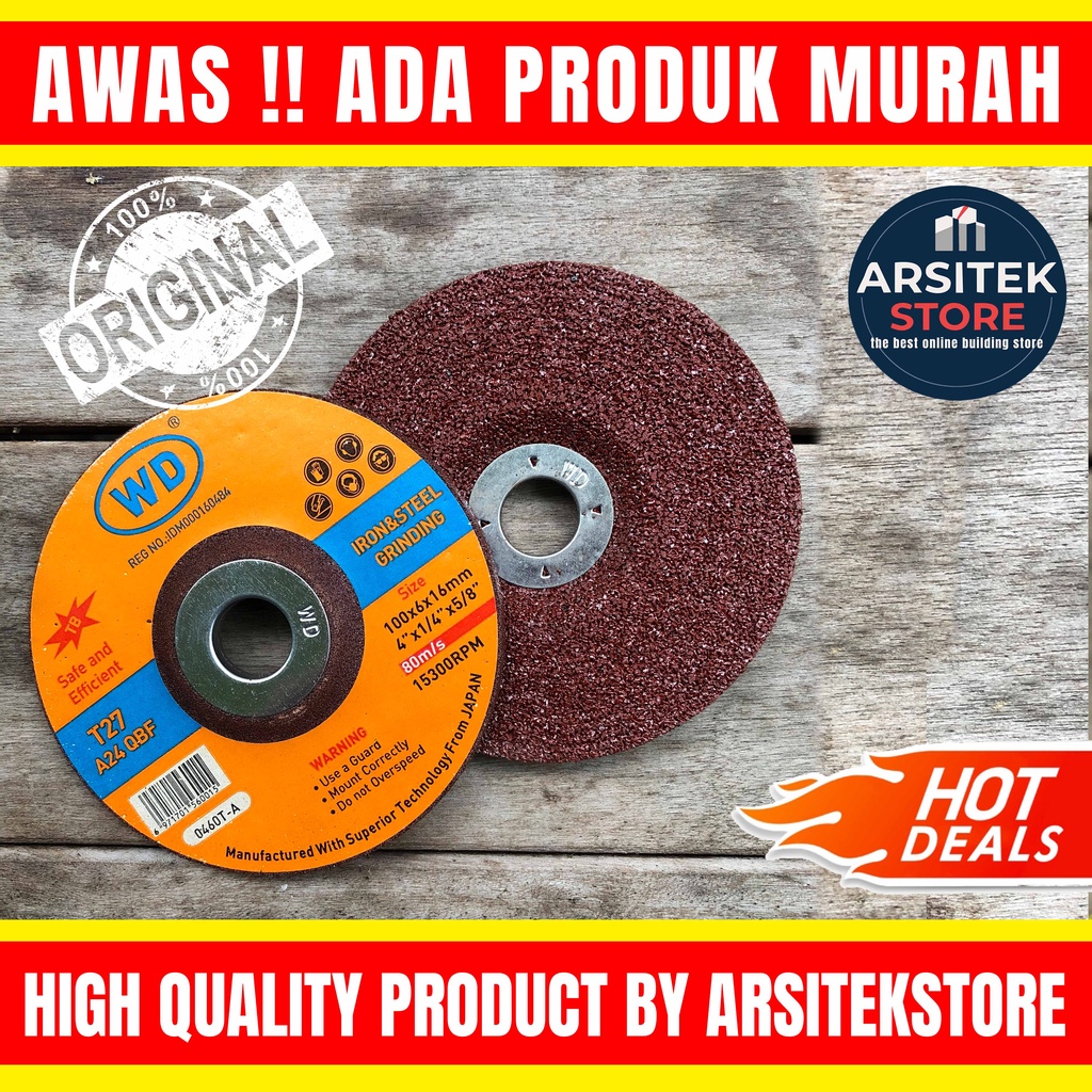 Batu Gerinda Poles WD / Gurinda Asah ORIGINAL TERMURAH - HIGH QUALITY