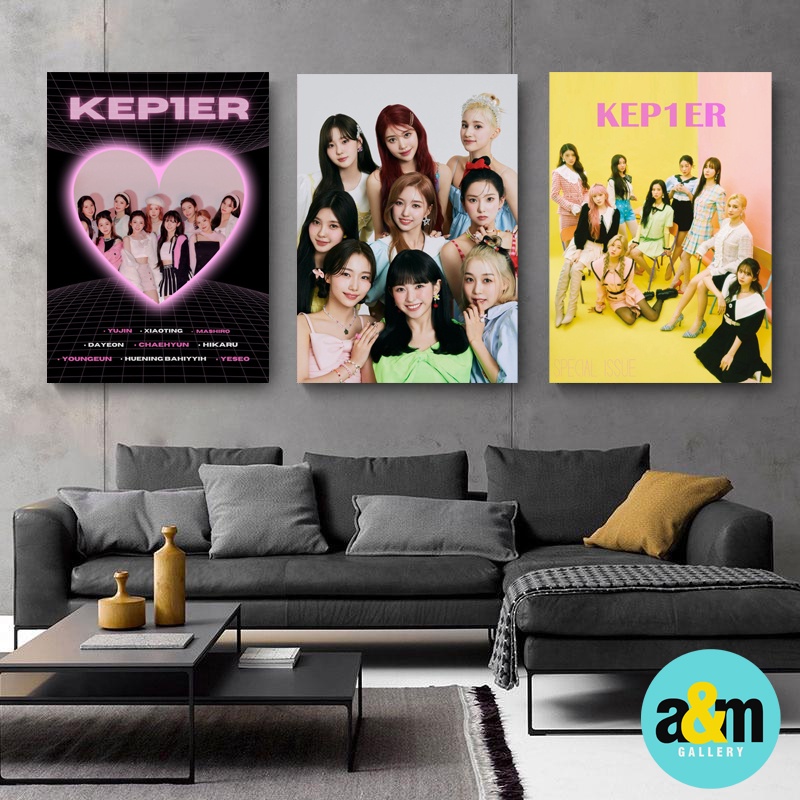 Poster Kayu KEP1ER Hiasan Dinding Kamar K-POP I Pajangan Dinding Kamar K-POP Wall Decor Kamar - A&amp;M