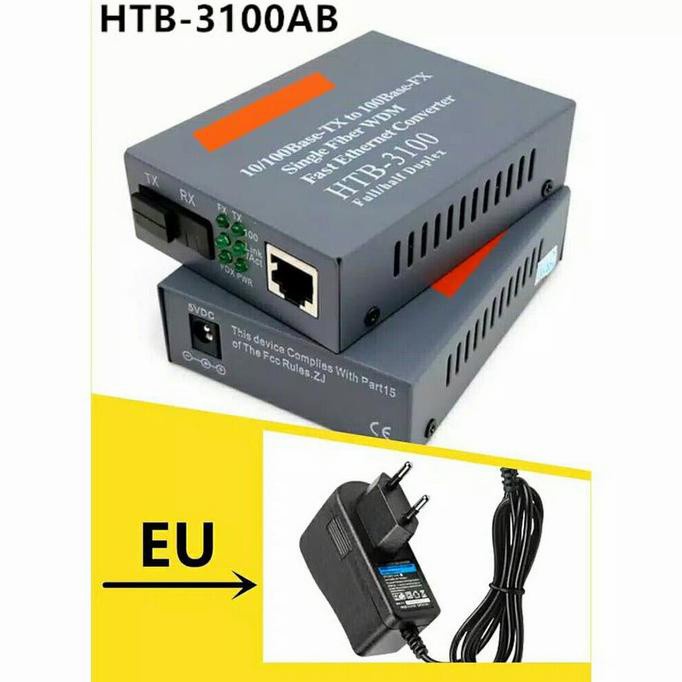 Fiber Optic to Fast Ethernet Converter HTB-3100