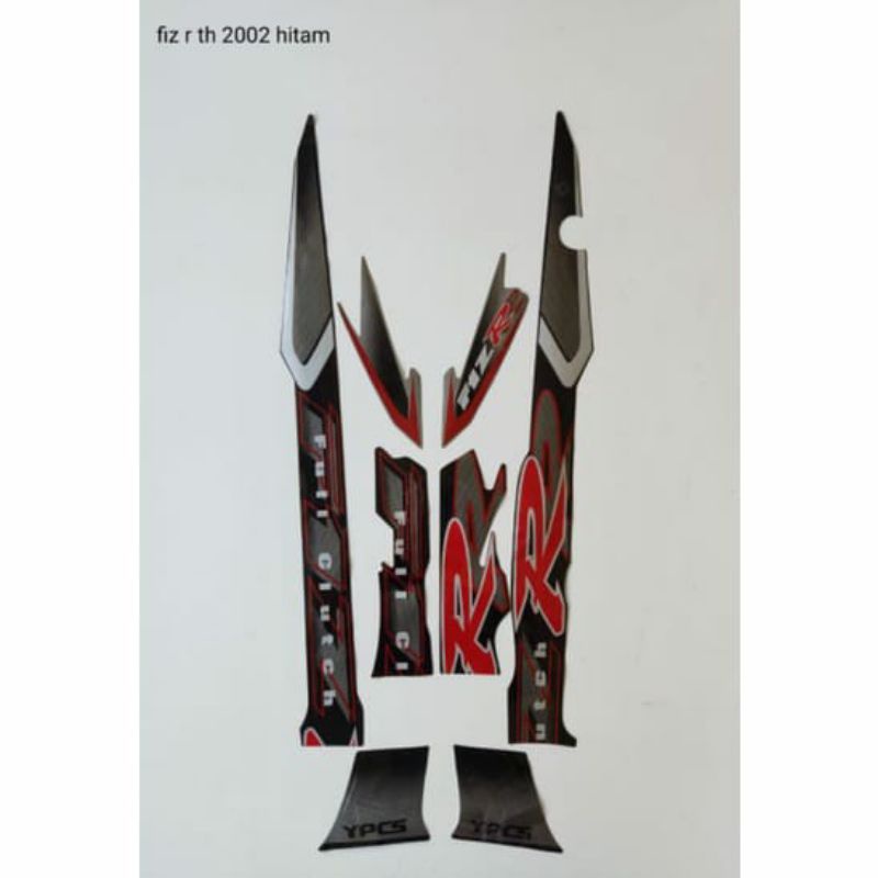 striping FIZ R tahun 2002 hitam, striping fiz r 2002  hitam terbaik