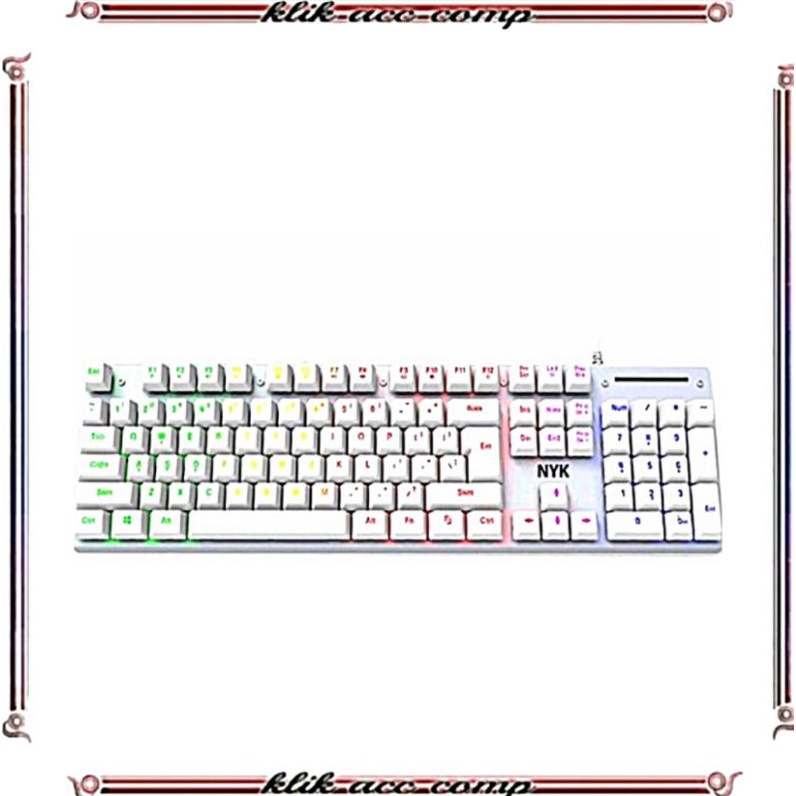 NYK KR-301 SKYLIGHT WHITE Gaming Keyboard