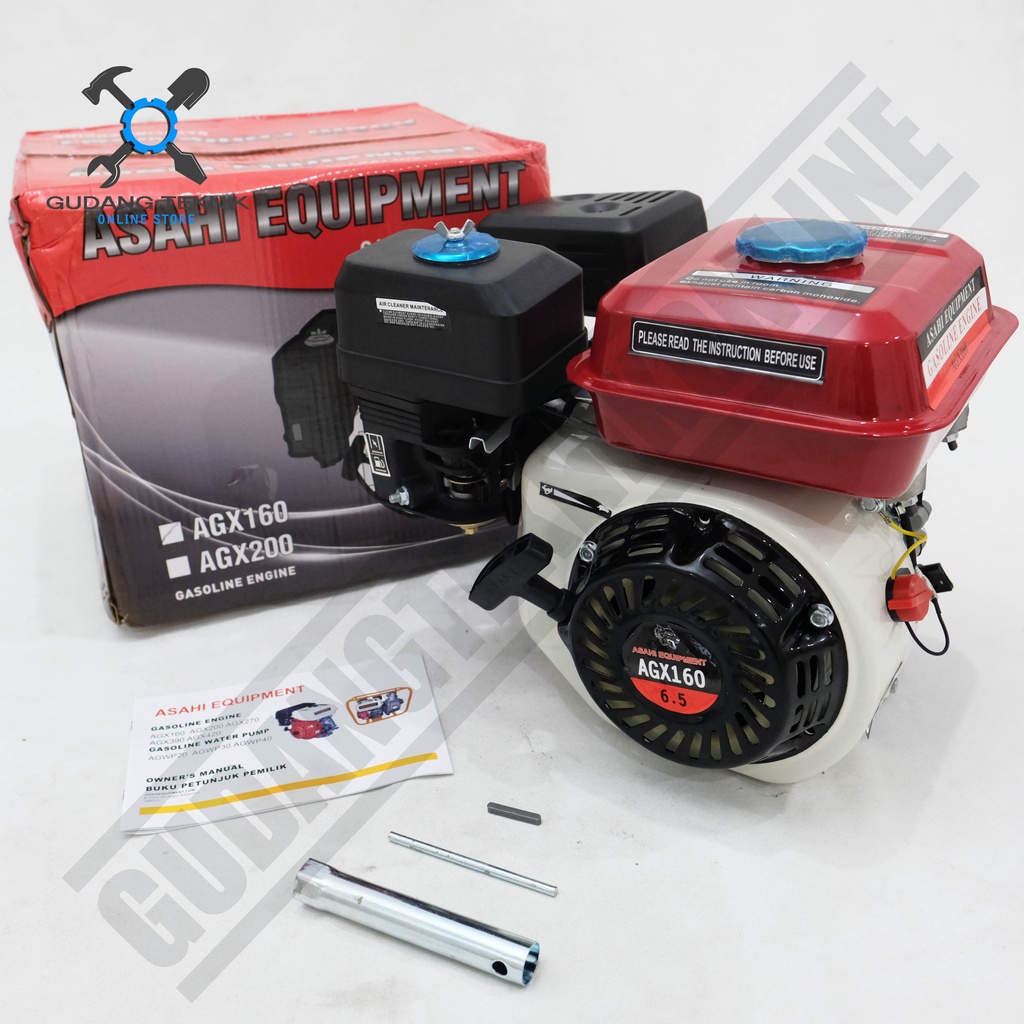 Engine Asahi GX160 5.5Hp 4Tak / Mesin Penggerak GX 160 5,5 Hp - Gasoline Engine Bensin ASAHI GX-160