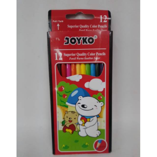 

PENSIL WARNA JOYKO 12 WARNA