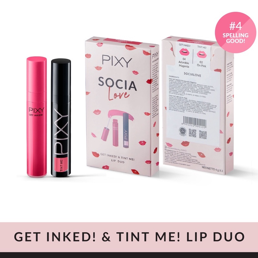 PIXY SOCIALOVE LIP DUO