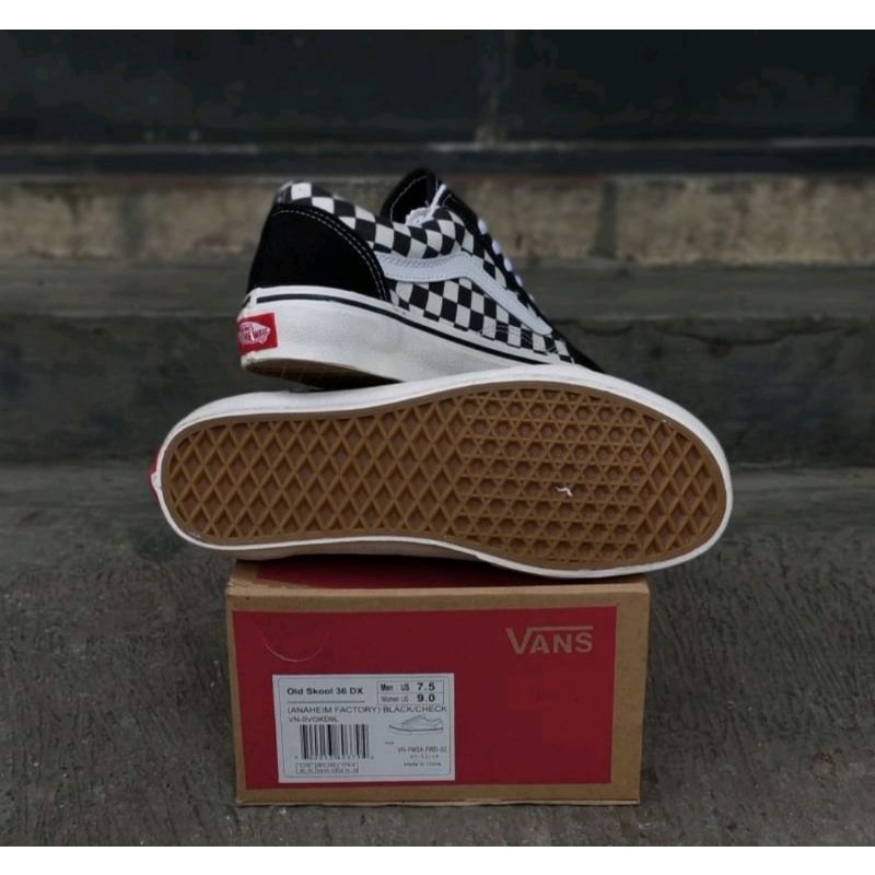 SEPATU WOLF X VANS AUTHENTIC FULL BLACK HITAM POLOS WHITE PUTIH OLDSKOOL ERA SK8-Hi  GUM OG CHECKERBOARD CATUR