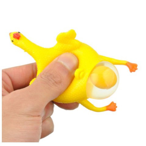 [SQUISHY LUCU] - Squishy Anti Stress Model Ayam Bertelur Turkey Egg - XYL011 - Yello