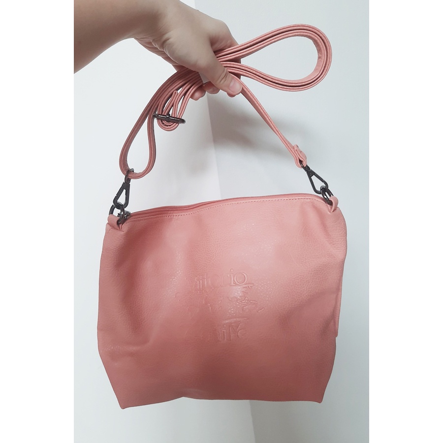 Tas Selempang Wanita Pink Elegan