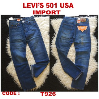  Celana  Levis  501  Original Import Tag Made  in USA  seri T926 