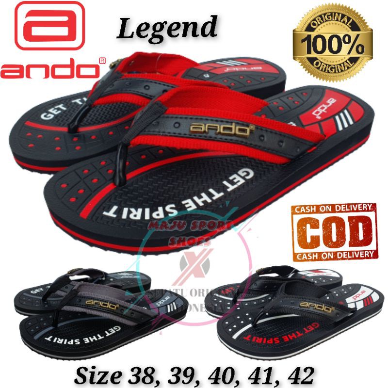 ANDO LEGEND 01 - SENDAL ANDO PRIA DEWASA / SENDAL ORIGINAL ANDO / SENDAL JEPIT ANDO PRIA