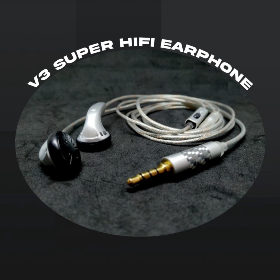 DIY Bass Headset Sennheiser MX500 With Mic V3 Superb Hifi Earphone