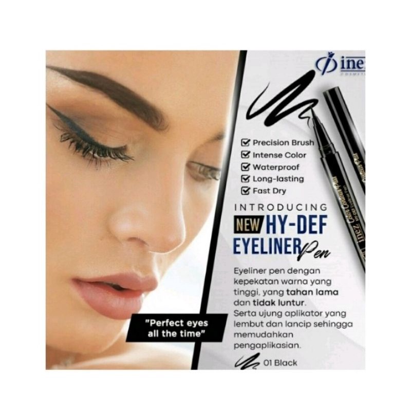 [NEW COLLECTION] Inez Hy-Def Eyeliner Pen / Eyeliner Spidol Inez