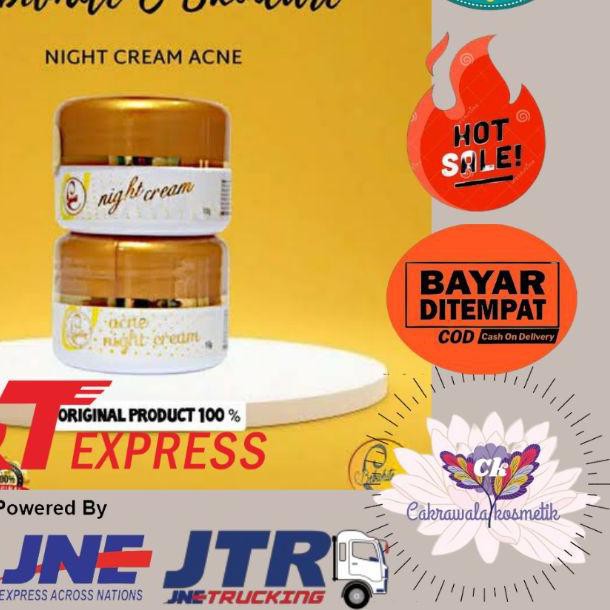 ❀ cream malam acne bbc skincare/night acne bebwhite c/krim malam jerawat bbc ♫