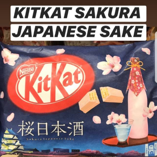 PO kitkat sakura japanese sake ORI jepang 100%
