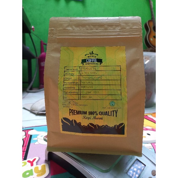 

Fine Robusta Temanggung 500 gram