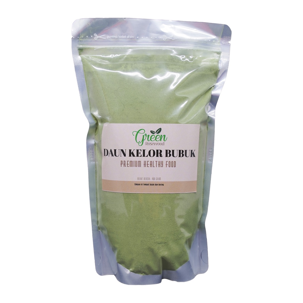 

BUBUK DAUN KELOR 400GR / BUBUK MORINGA 400 GRAM / KELOR BUBUK MURNI 400 GR