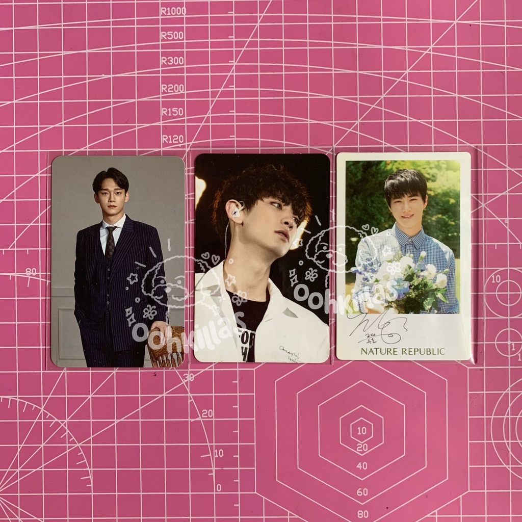 WTS EXO Exordium DVD Chanyeol Official Photocard Suho Chen Nature Republic