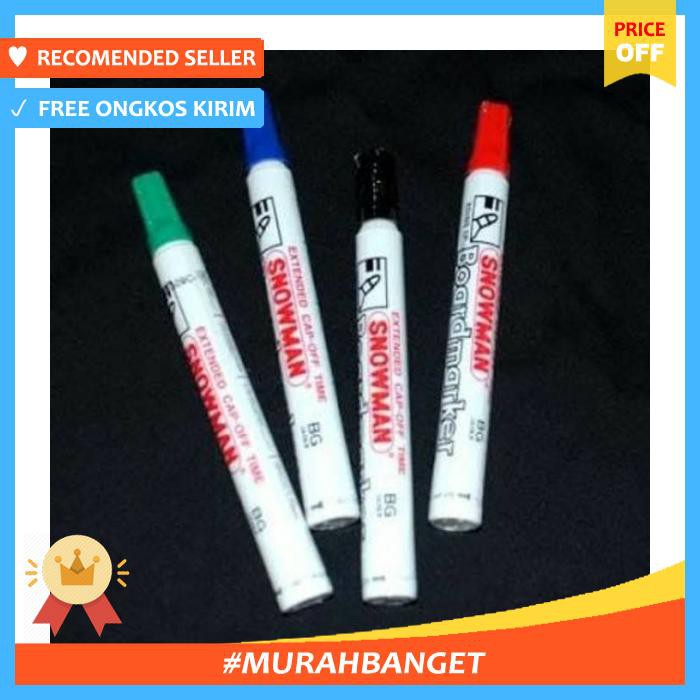 

Spidol Papan Tulis - Spidol Snowman Whiteboard Bg 12 - Alat Tulis