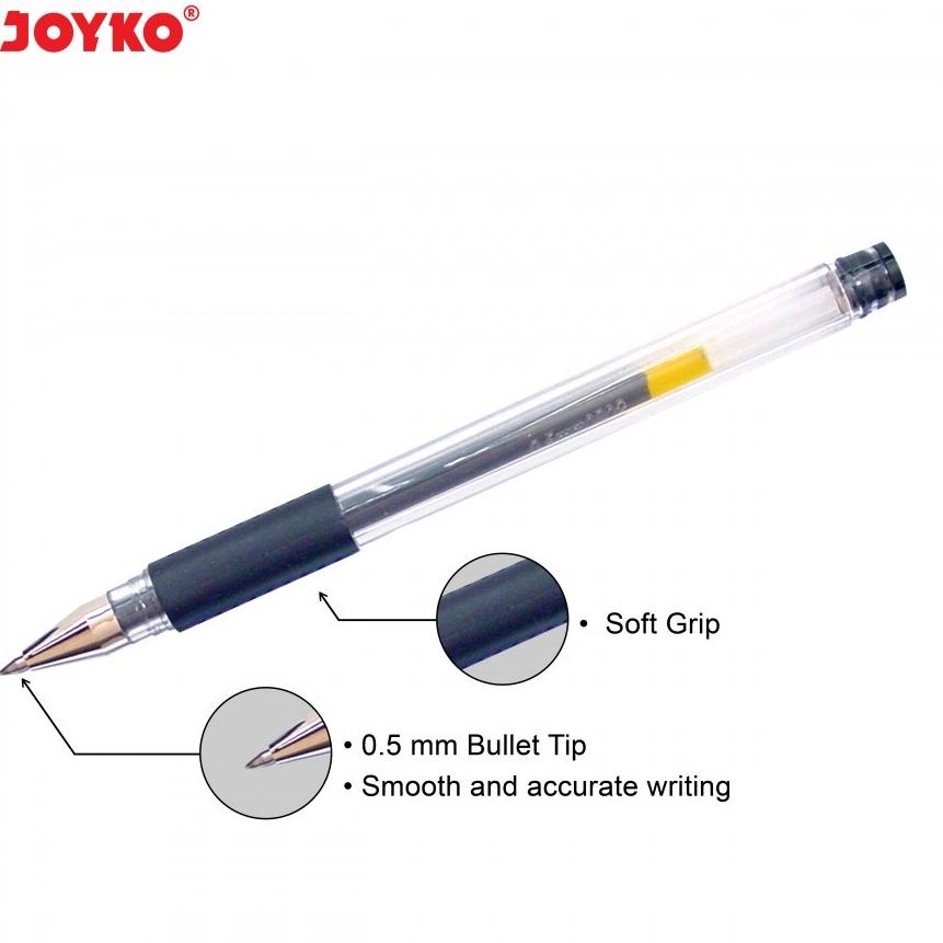 

Terbaik [D] Pen Bolpen Gel JK-100 Joyko ( 12 PCS ) !.