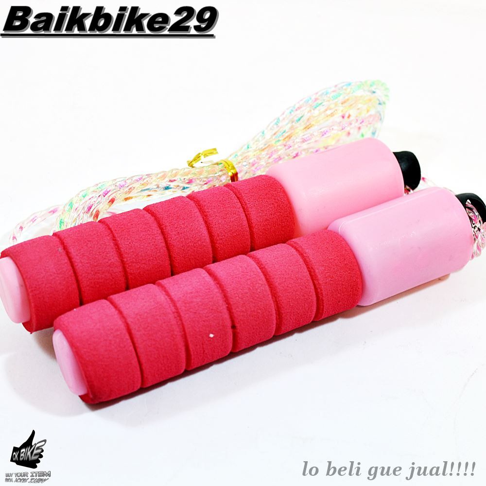 Skipping Lompat Tali Anak Aneka Warna Pegangan Busa