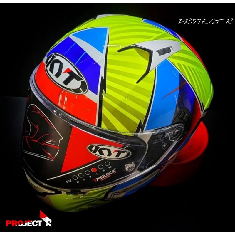 KYT NFR XAVI FORES BLACK RED YELLOW