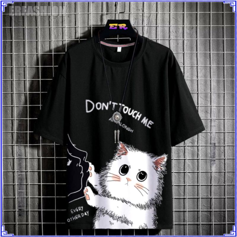 MakeGrosir - KAOS OVERSIZE DON'T TOUCH ME