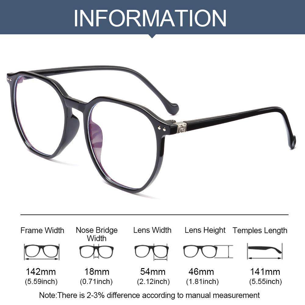 ❈ROWAN❈ Vision Care Computer Goggles Unisex Myopia Glasses Anti-UV Blue Rays Glasses Women Fashion Eyeglasses Eyewear Optical Glasses/Multicolor