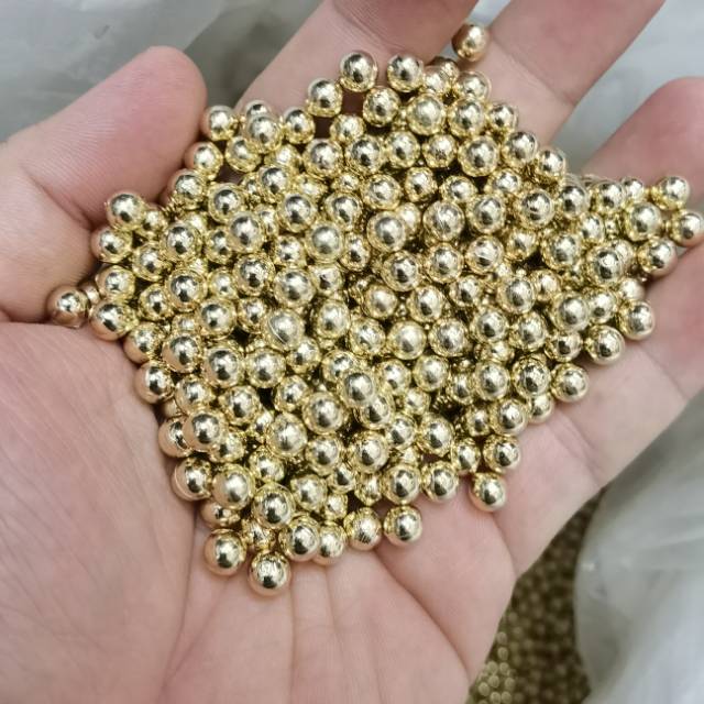 MUTIARA TINDIK 6 MM DAN 8 MM SERI WARNA CHROME KUALITAS SUPER AA PER 100 GRAM