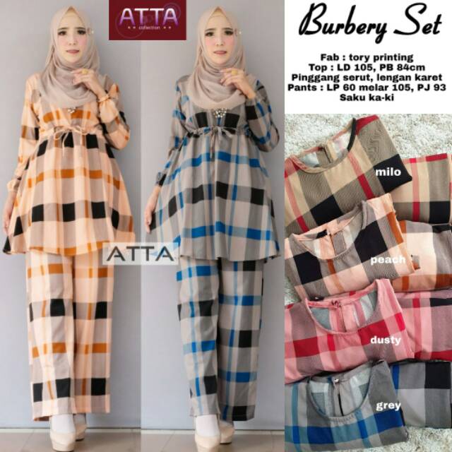 SETELAN BURBERRY