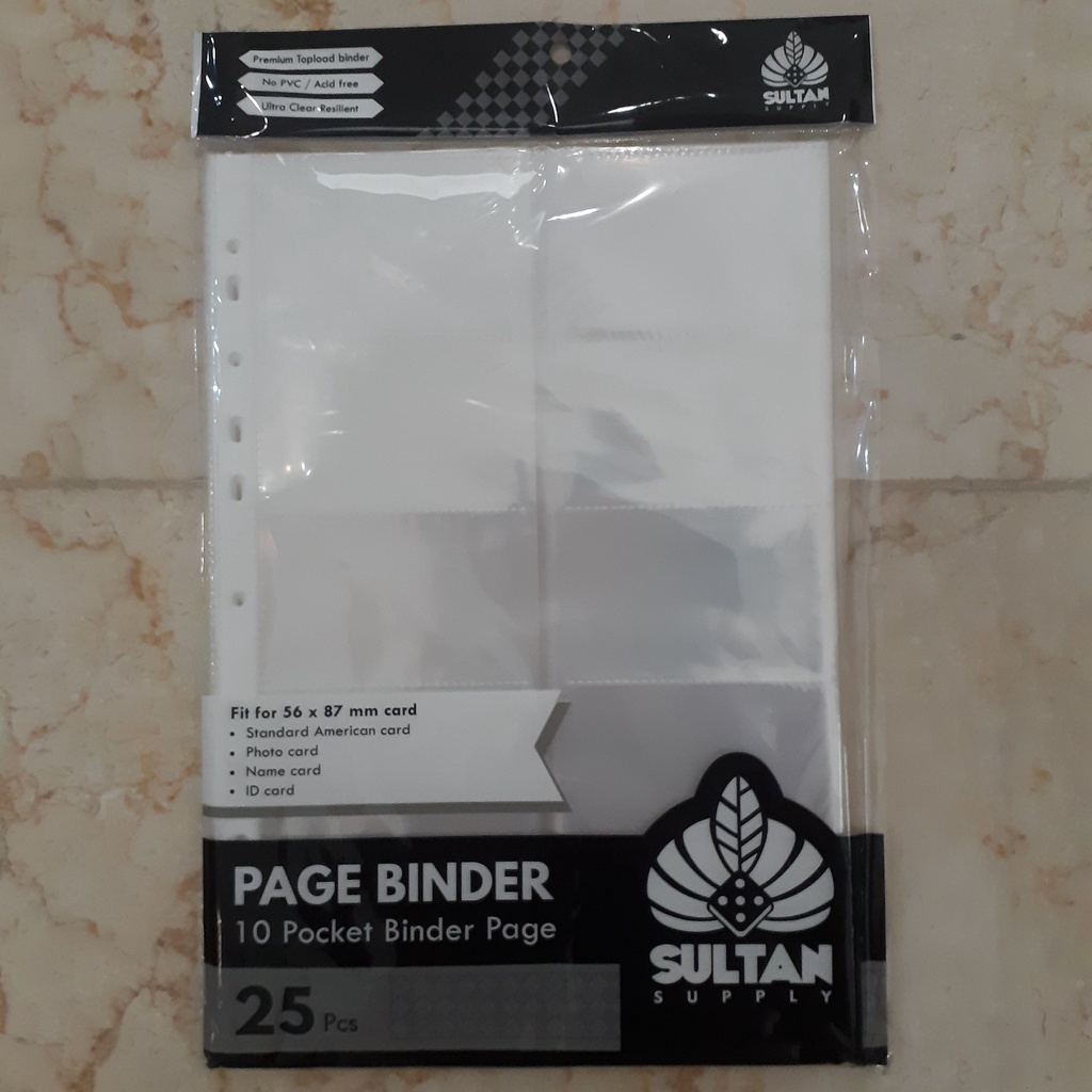 Sultan A4 10P Page A4 10 Pocket Ring Binder Album Kpop Sleeve Binder