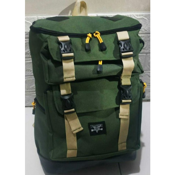 Tas Ransel Bomber pria Tas Kemping Up To backpack tas Laptop Free cover hujan