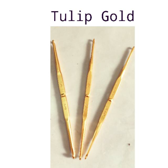 Jarum Rajut Tulip Gold (Hakpen)