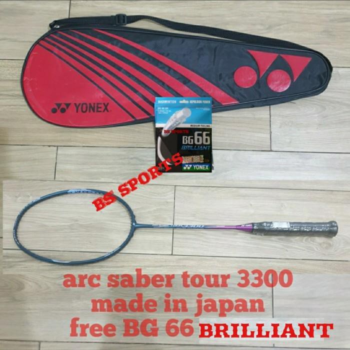 mantul habis badminton RAKET BADMINTON RAKET YONEX ARCSABER TOUR 3300 ORIGINAL 100%