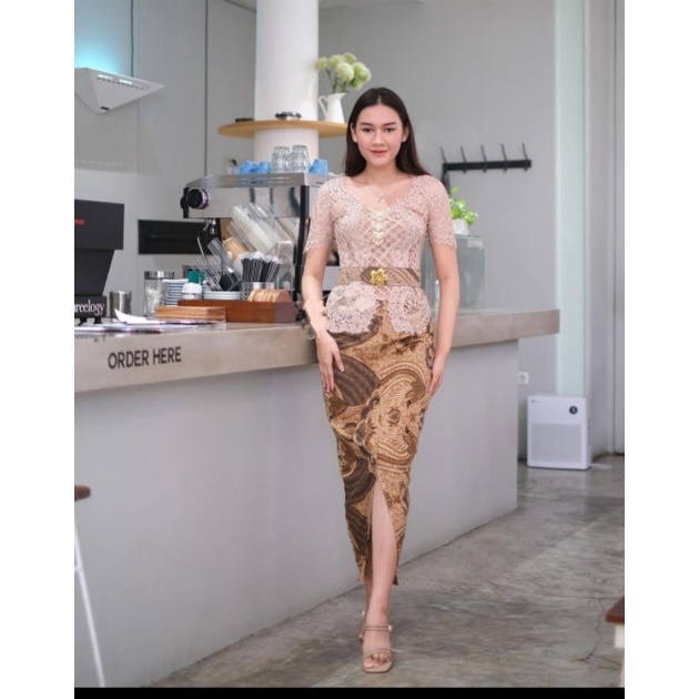 SATU SET KEBAYA MILO SKIN KEBAYA SEMI ITALY PREMIUM KEBAYA BALI KEBAYA MURAH