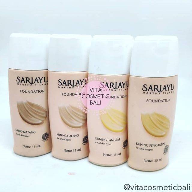 Sariayu Foundation Alas Bedak Liquid Cair