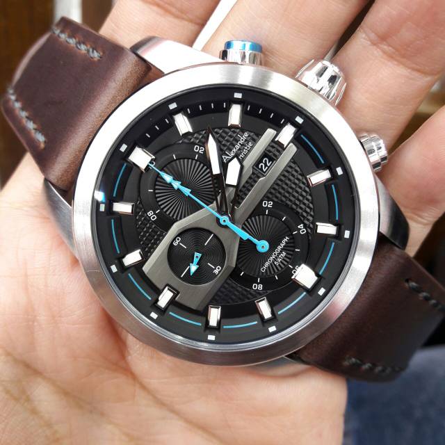 Original Alexandre Christie 6270 mc ,  dark brown silver