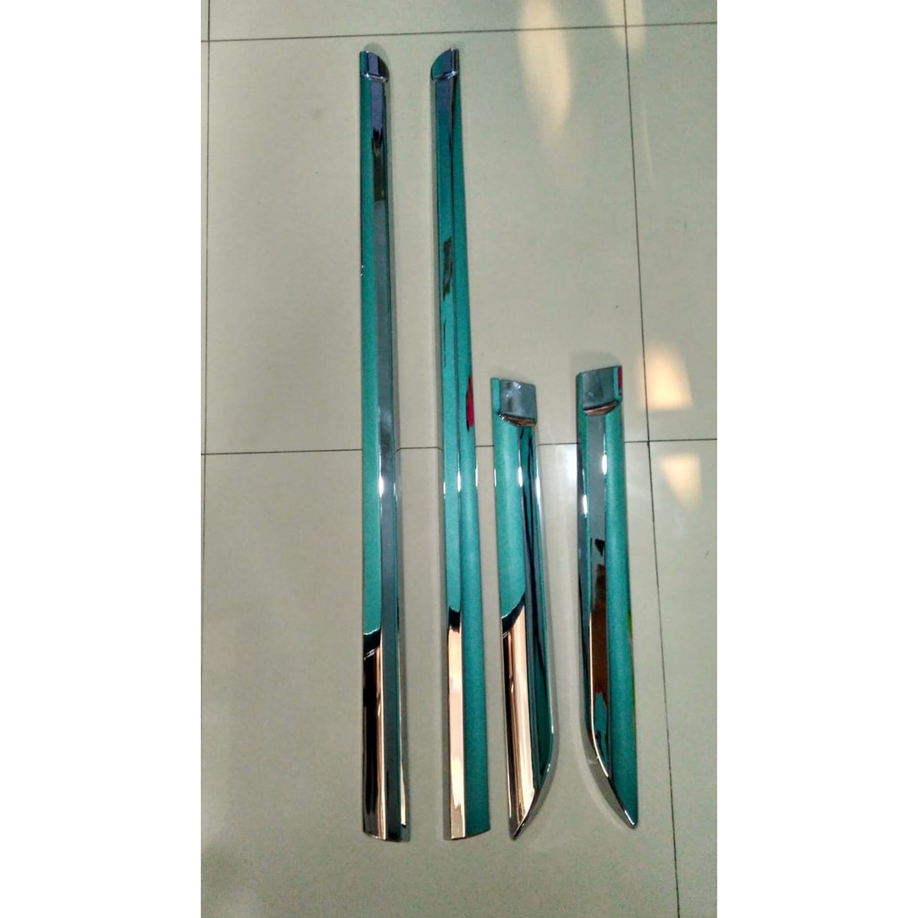 Side Calya Sigra J/S/L List Body Moulding Besar Chrome