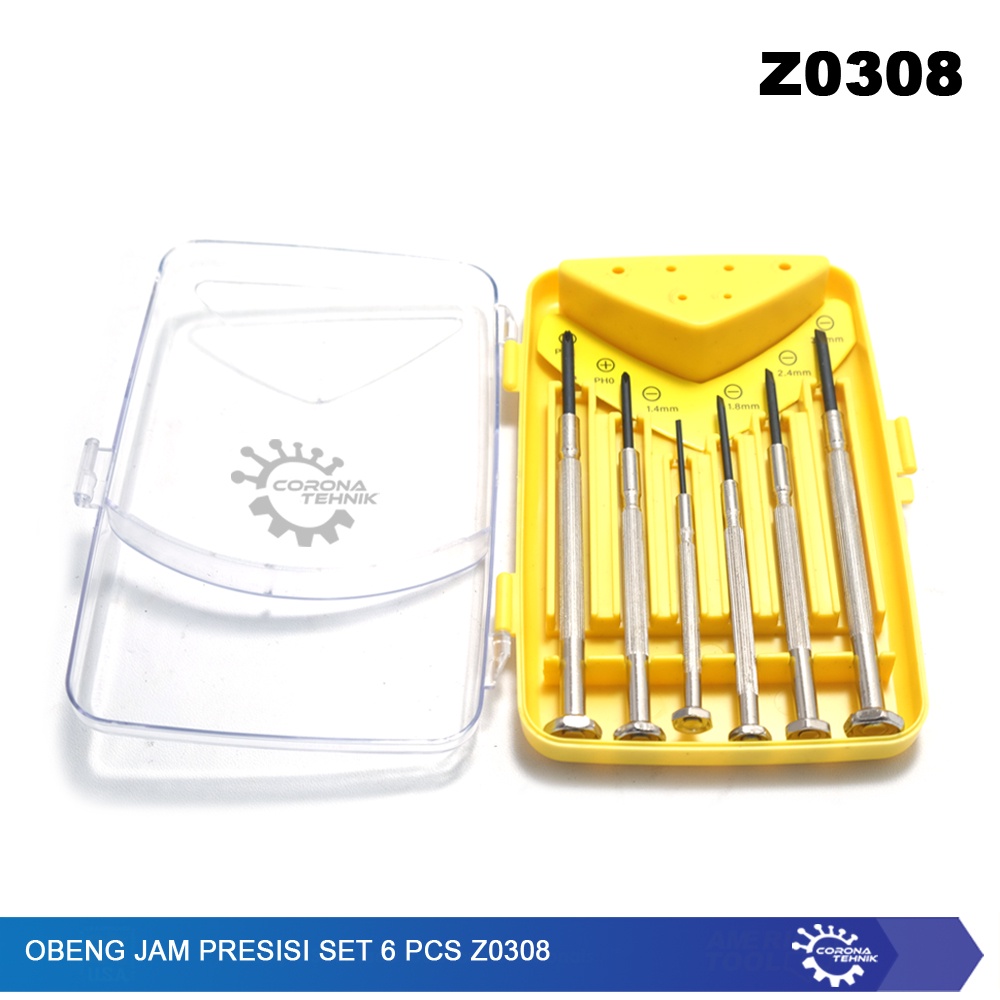 Z0308 - Obeng Jam Presisi Set 6 Pcs