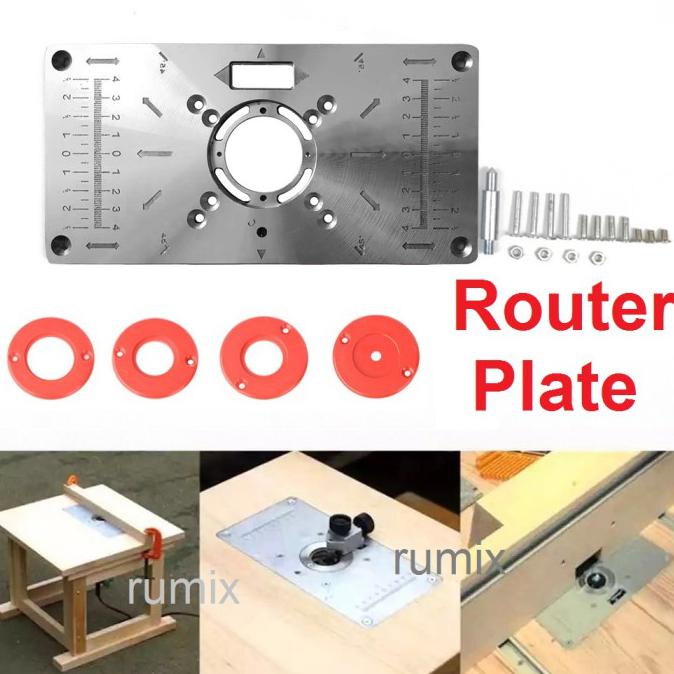 Router Plate - Insert Plate Router Table - Meja Router - Meja Trimmer