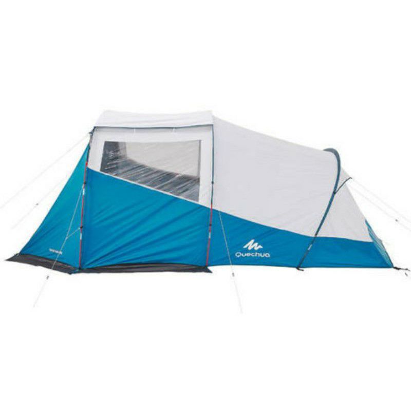 Tenda kemah Arpenaz 4.1 fresh & black (f & b ) kapasitas 4 orang - 1 ruang tidur