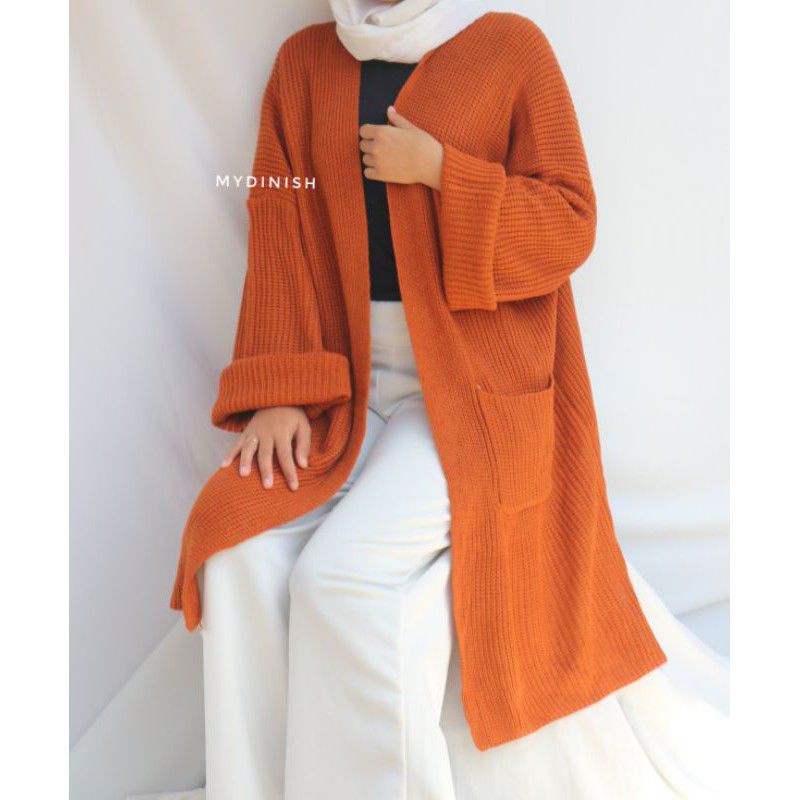 Cardigan atasan wanita Cardigan jumbo XXL premium