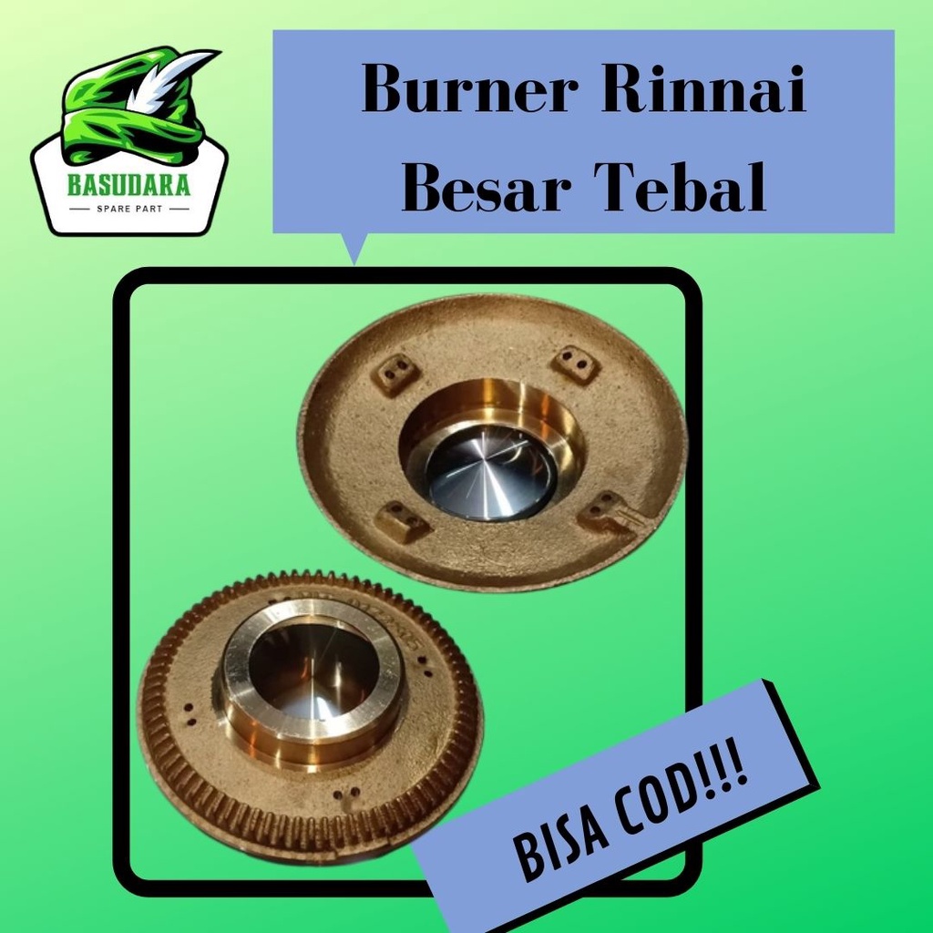 Burner Rinnai Besar Kuningan Kompor 511 522 602 A TERMURAH / Kuningan Sumbu Burner Barner Tempat Api