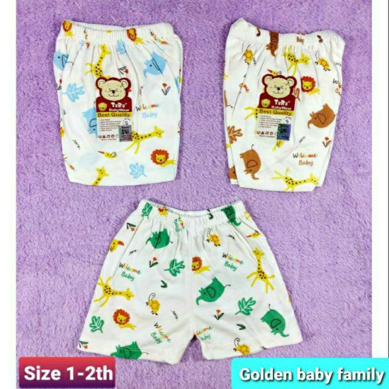 CELANA PENDEK ANAK TARA PUTIH FP Size S-XL