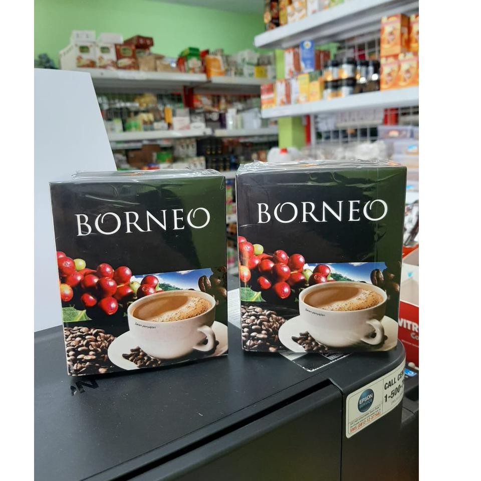 

Kopi Borneo Pum Blend Coffee 1 box isi 5sachet !!