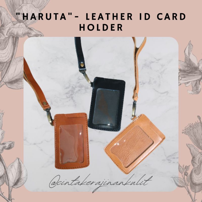 

Haruta - ID Card Holder Kulit / Leather ID Card Holder / Name Tag kulit