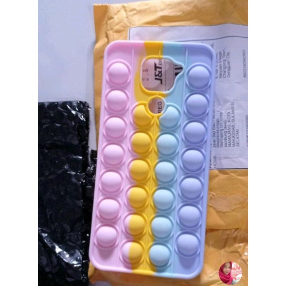 Casing Xiaomi Redmi Note 9 SoftCase POP IT 3D Polos