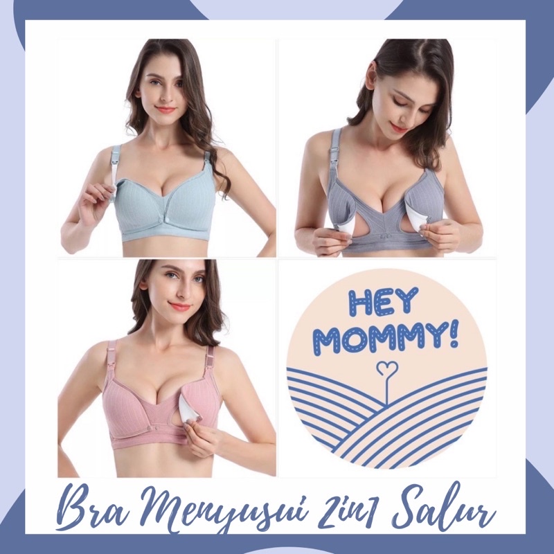 HEYMOMMY.ID - Bra Menyusui 2in1 Salur••|Bh Menyusui Bh busui bra busui Bh hamil maternity bra