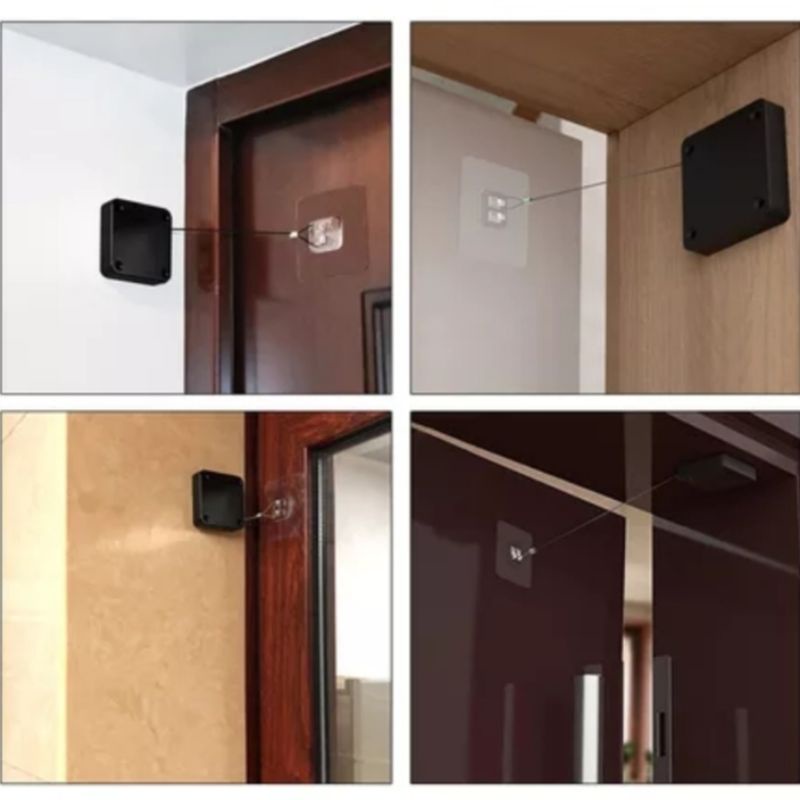 Door Closer Penutup Pintu Otomatis Tanpa Bor Automatic Door Closer